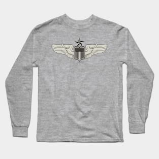 Air Force Senior Pilot Wings Long Sleeve T-Shirt